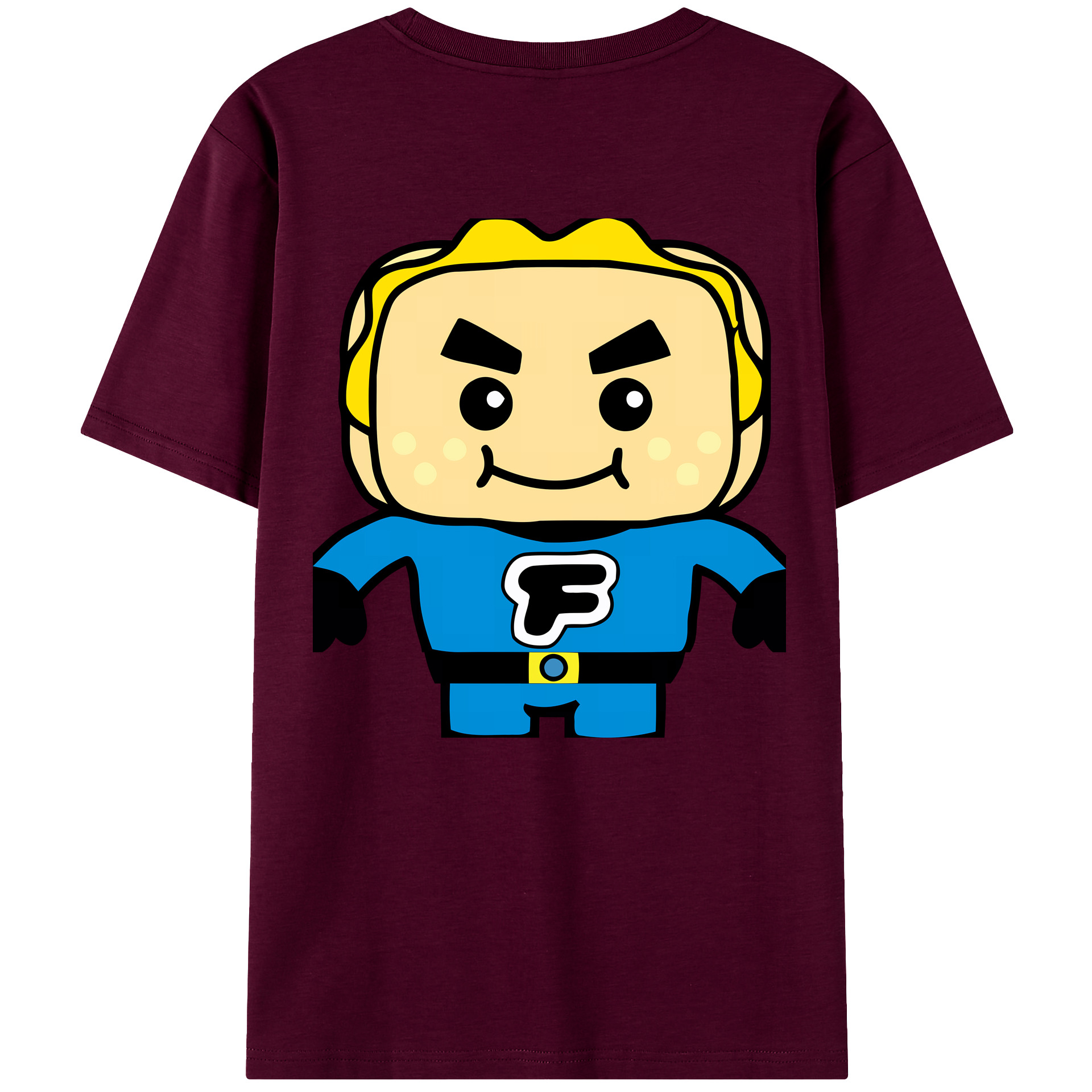 （画像用） アンパンマン Anpanman レディース半袖Tシャツ(バックプリント)